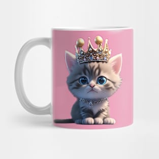 Cute little kitten princess Mug